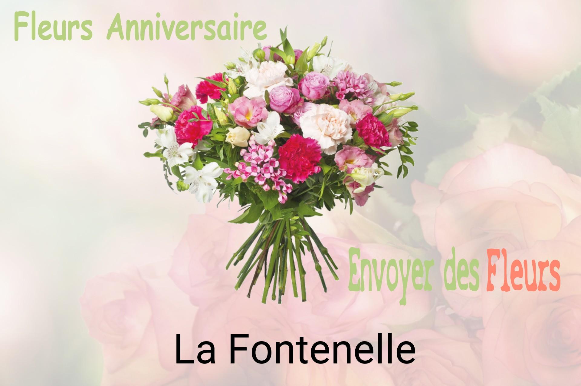 Bouquet de fleurs d’anniversaire livré à La Fontenelle