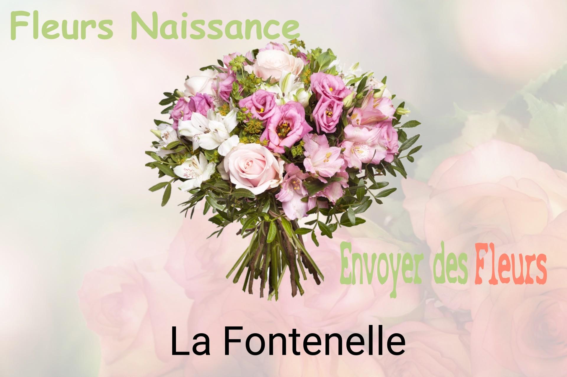 Bouquet de fleurs de naissance livré à La Fontenelle