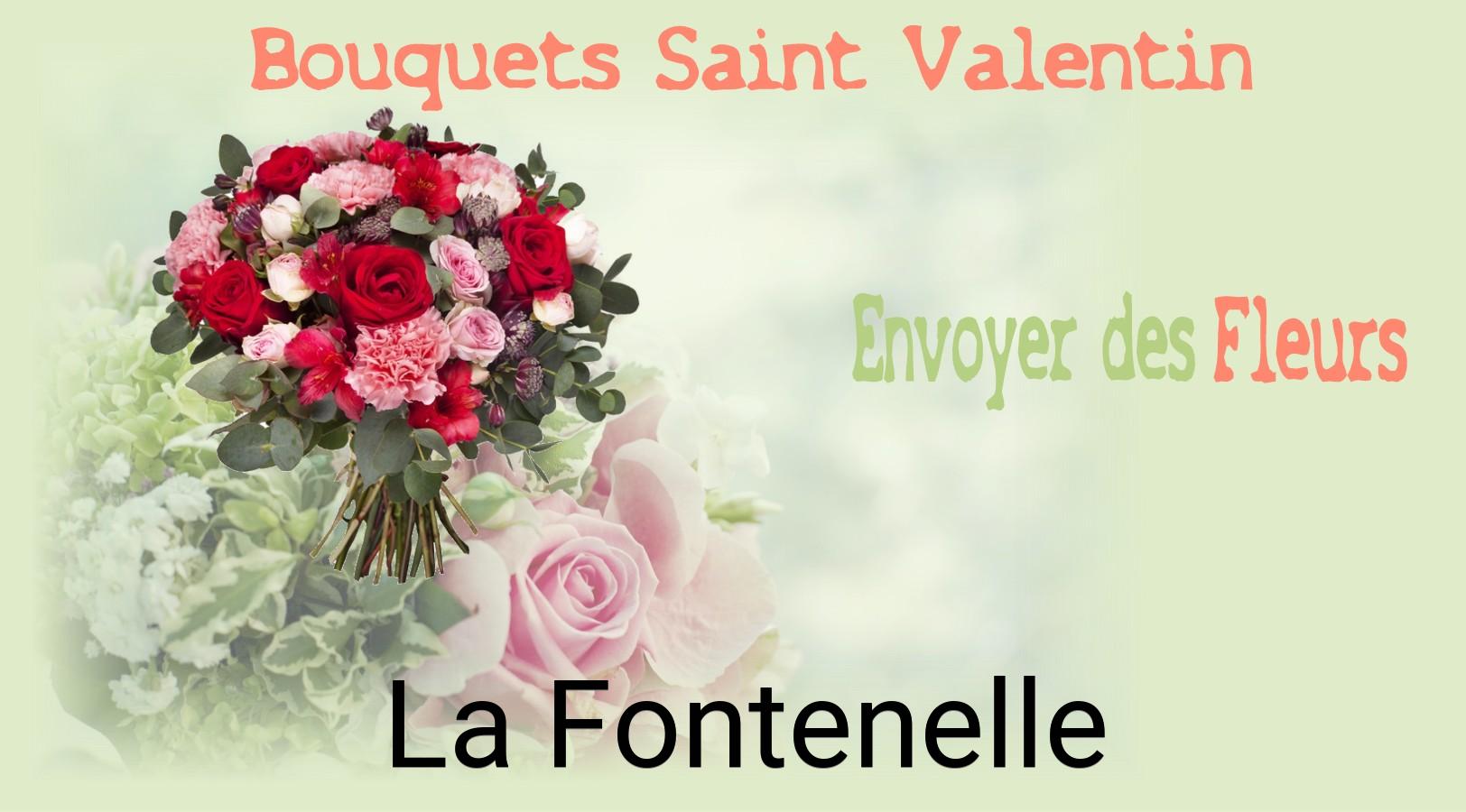 Roses de Saint-Valentin livrées à La Fontenelle